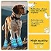 Dog Shoes for Small Dogs, Dog Boots & Paw Protectors for Hot Pavement Winter Snow Hiking, Anti-Slip Dog Booties for Hardwood Floor Blue Size 3