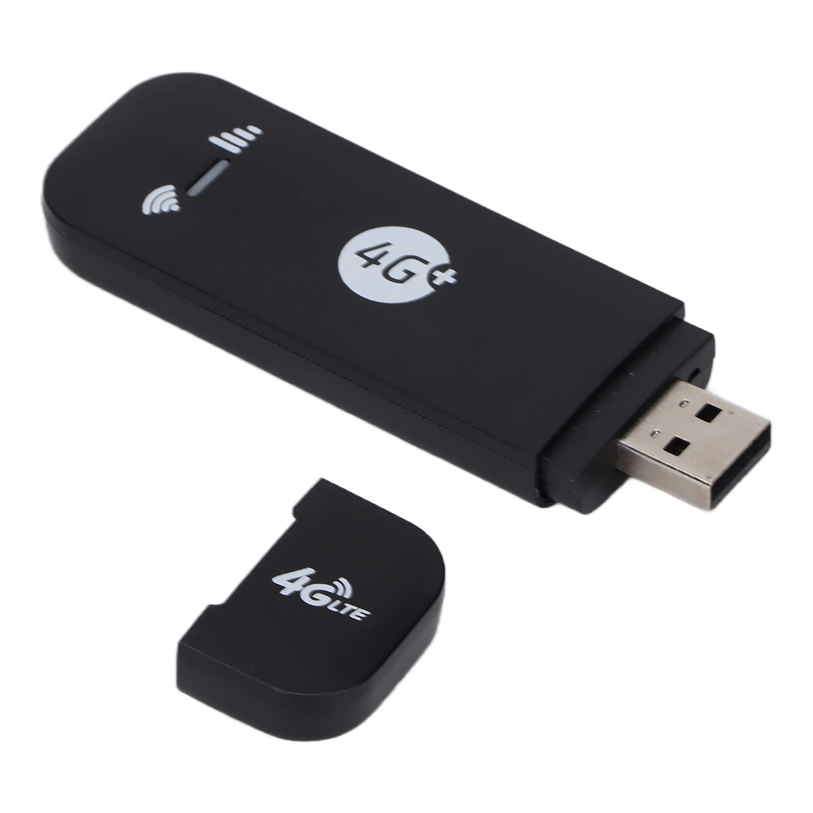 Zunate 4G LTE Wireless Router, Portable Mobile 4G USB WiFi, 150Mbps USB WiFi Adapter, Strong Signal Network Adapter for Laptop Computer, Desktop, 4G LTE Modem (Black)