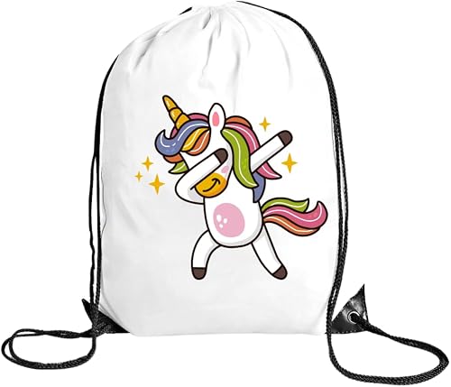Drawstring Bag -Polyester - Unicorn - Blocking