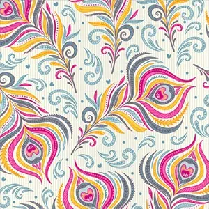 WallDaddy Wallpaper Self Adhesive Peacock Texture Size (300x40) CM for Bedroom/Livingroom/Bathroom/Kitchen/Kidsroom/Office/Doors/Wall etc.