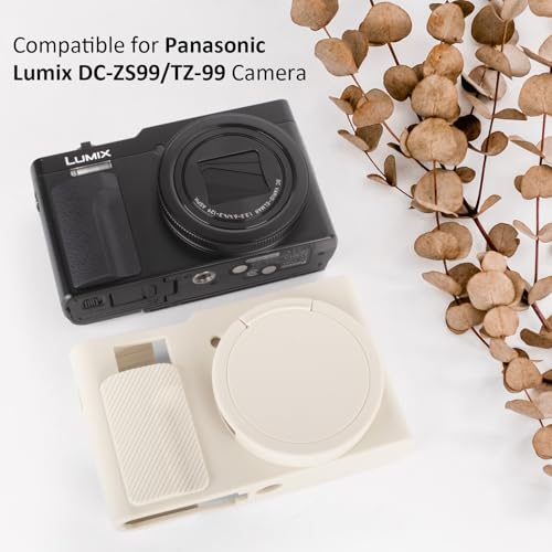 Funda de silicona MUZIRI para cámara Panasonic Lumix ZS99 miniatura 2