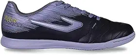 Chuteira Topper Flame Fsal, Preto/Cinza/Azul, 40