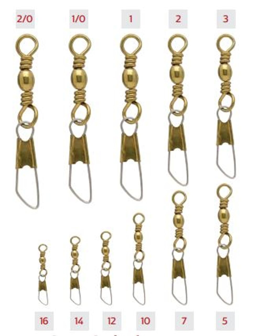 Pucci 15BBS1/02PK Swivel Snap Brass
