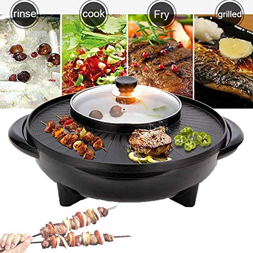 Kleiner Tragbarer Grillofen, Tragbarer Elektronischer Grillofen, Multifunktionales 4-in-1-Familien-Partyzubehör Für Drehbare