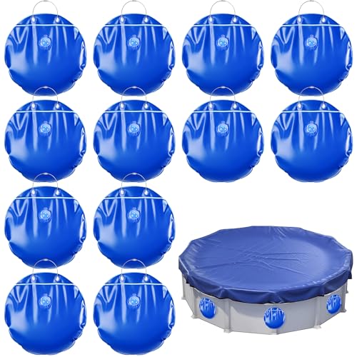 12 bolsas colgantes de agua para cubierta de piscina miniatura 1
