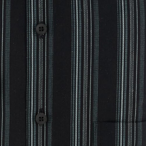 Image of 7-DAYS Men's Premium Striped Shirt - 100% Cotton, Tailored Fit (Between Slim & Regular), Full Sleeve, with Pocket - Smart Office & Casual Look