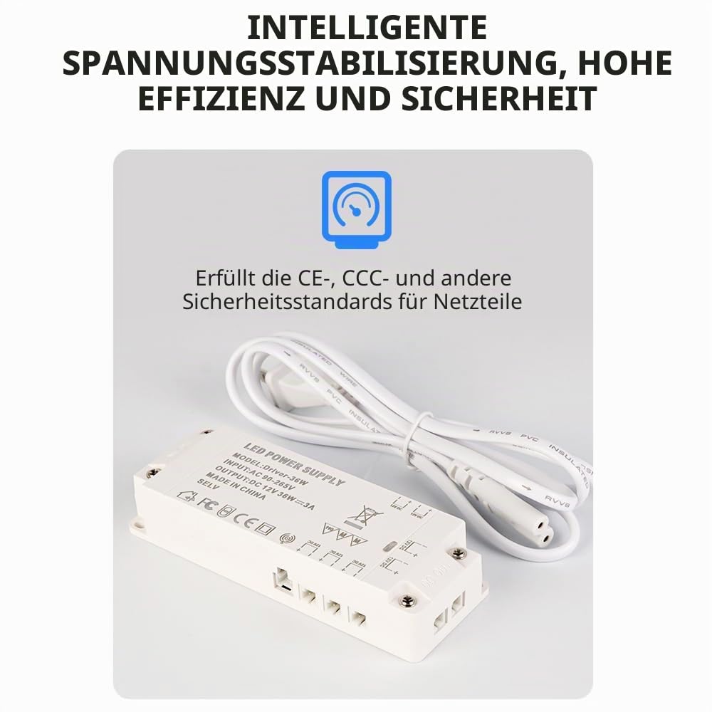 70x90 cm Ovaler LED-Badezimmerspiegel Beleuchtet Wandmontage