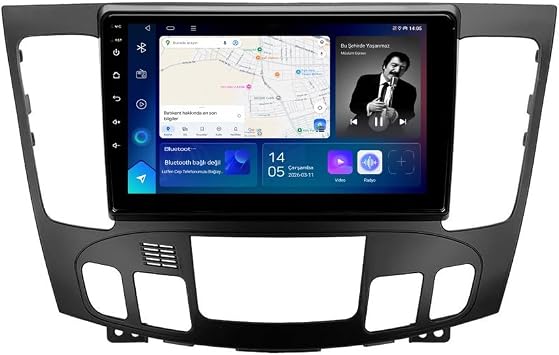 9  n  Dijital Android Multimedya CarPlay Android Auto Navigasyon Kameral  8GB RAM 128GB Pro - Hyundai Sonata 2009-2012 ile uyumlu