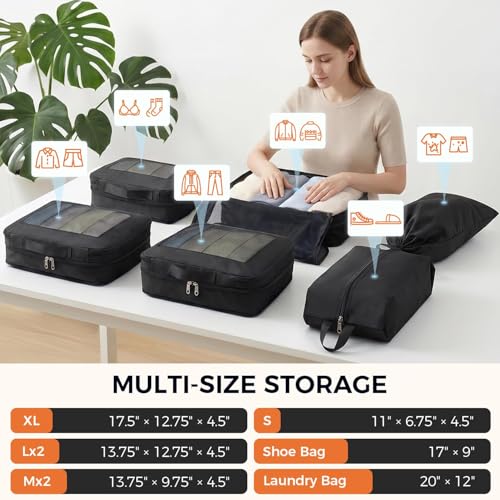 Image of BAGAIL 14 Set Compression Packing Cubes