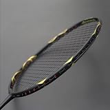 MQPALZKD Professional 3U 85G Carbon Fiber Badminton Rackets Offensive Type G5 Light Weight Training Racquet With Strings Bags Adult Sport