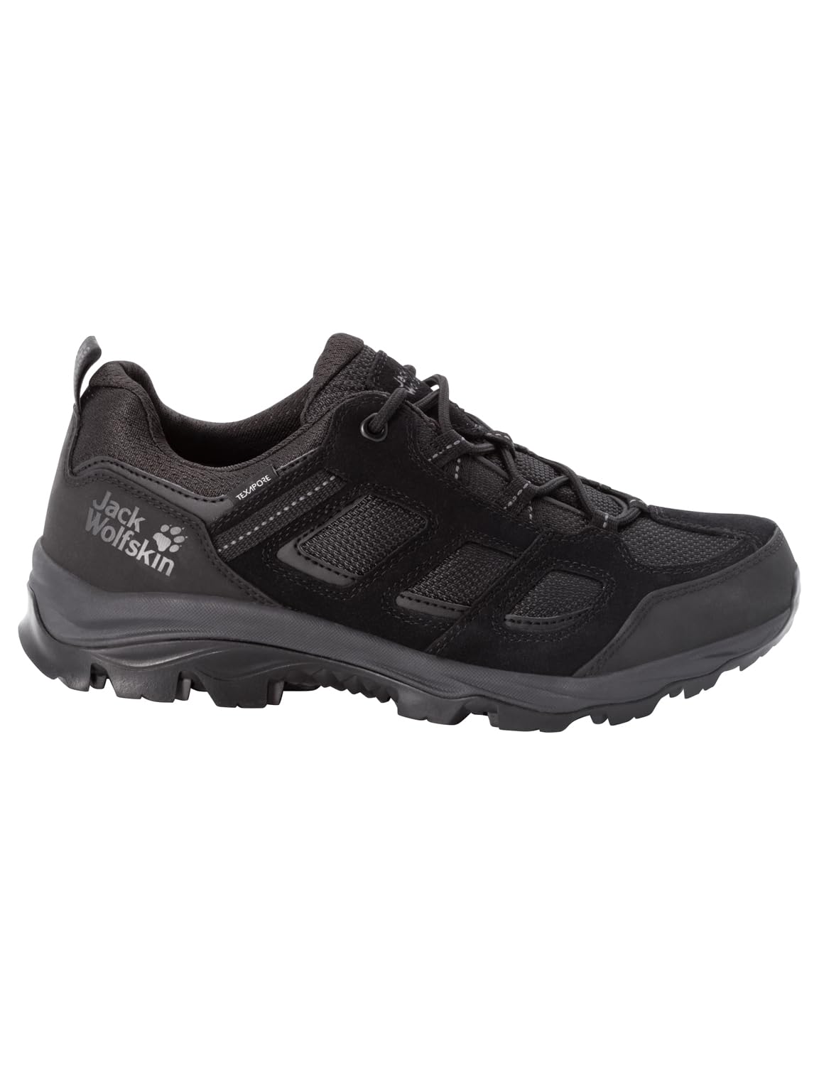 Jack Wolfskin VOJO 3 TEXAPORE LOW M, Walking Shoe, Black,