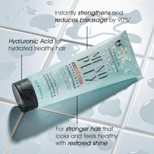 Charles Worthington MenoPlex Menopause Repairing Conditioner, for Dry Dull Hair Salon Conditioner for Menopausal Hair 250ml - Image 3