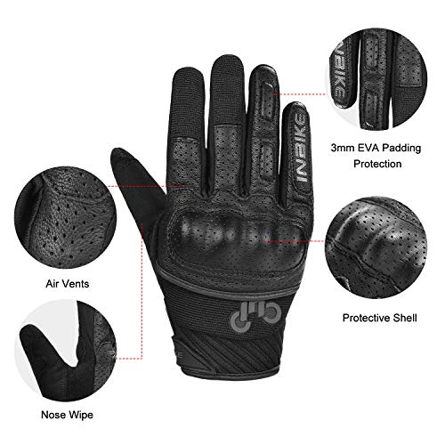 image for INBIKE Motorcycle Gloves for Men and Women Touchscreen Breathable Ful