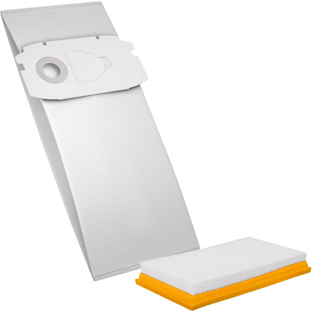 McFilter I 20 Staubsaugerbeutel + 1 Lamellefilter geeignet für Festool CTL MIDI bis Bj. 2018 Absaugmobil, Alternative für Filtersack 498411, Beutel-Typ FE 11