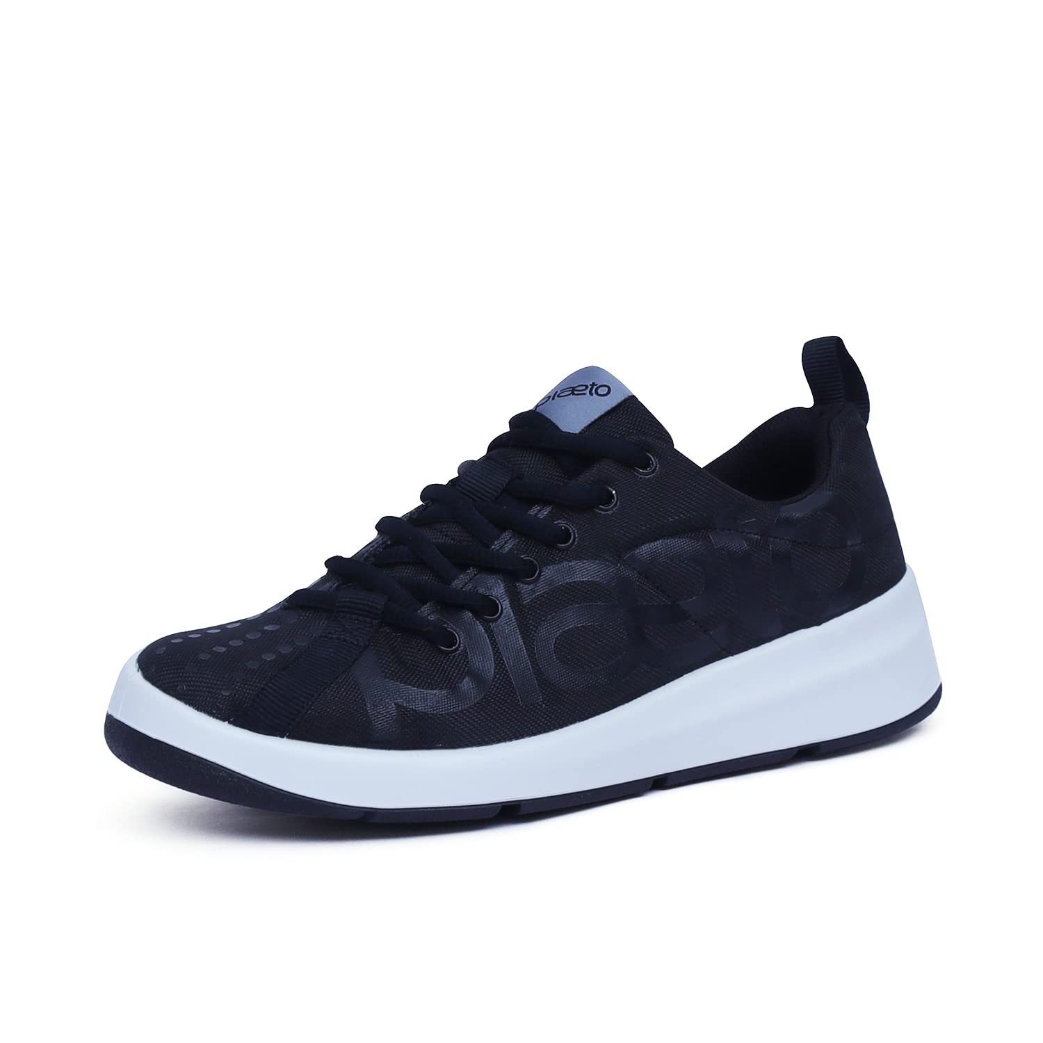 Plaeto Mens Black Mesh Sneakers Training Shoes - 8 UK (B09FSGMJDH) Amazon Price History, Amazon Price Tracker