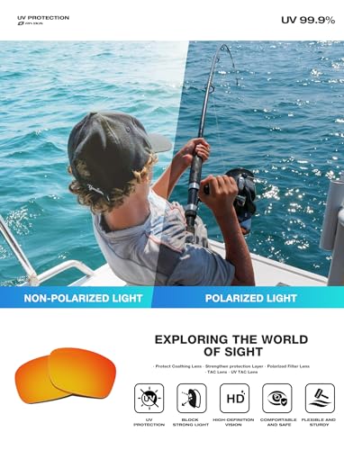 Image of RIVBOS Sunglasses for Men Women Polarized UV Protection Sports Fishing Driving Shades Cycling RB833