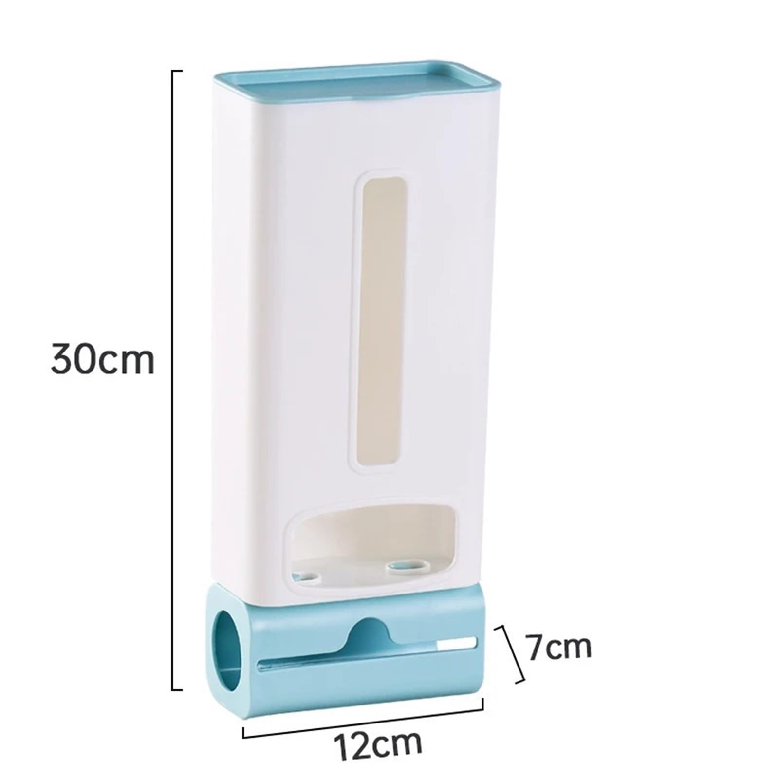 Dispensador De Bolsas De Basura Caja de almacenamiento de bolsas de basura for colgar en la pared, organizador de bolsas de plástico for cocina, dispensador de bolsas de basura for baño, accesorios de
