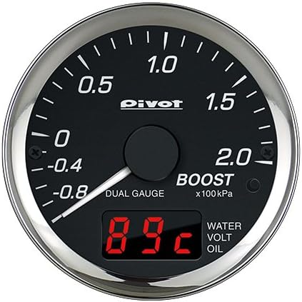 Amazon Co Jp Pivot ピボット メーター Dual Gauge Pro ブースト計 水温 電圧 ユーロ車用 Dpb E 車 バイク