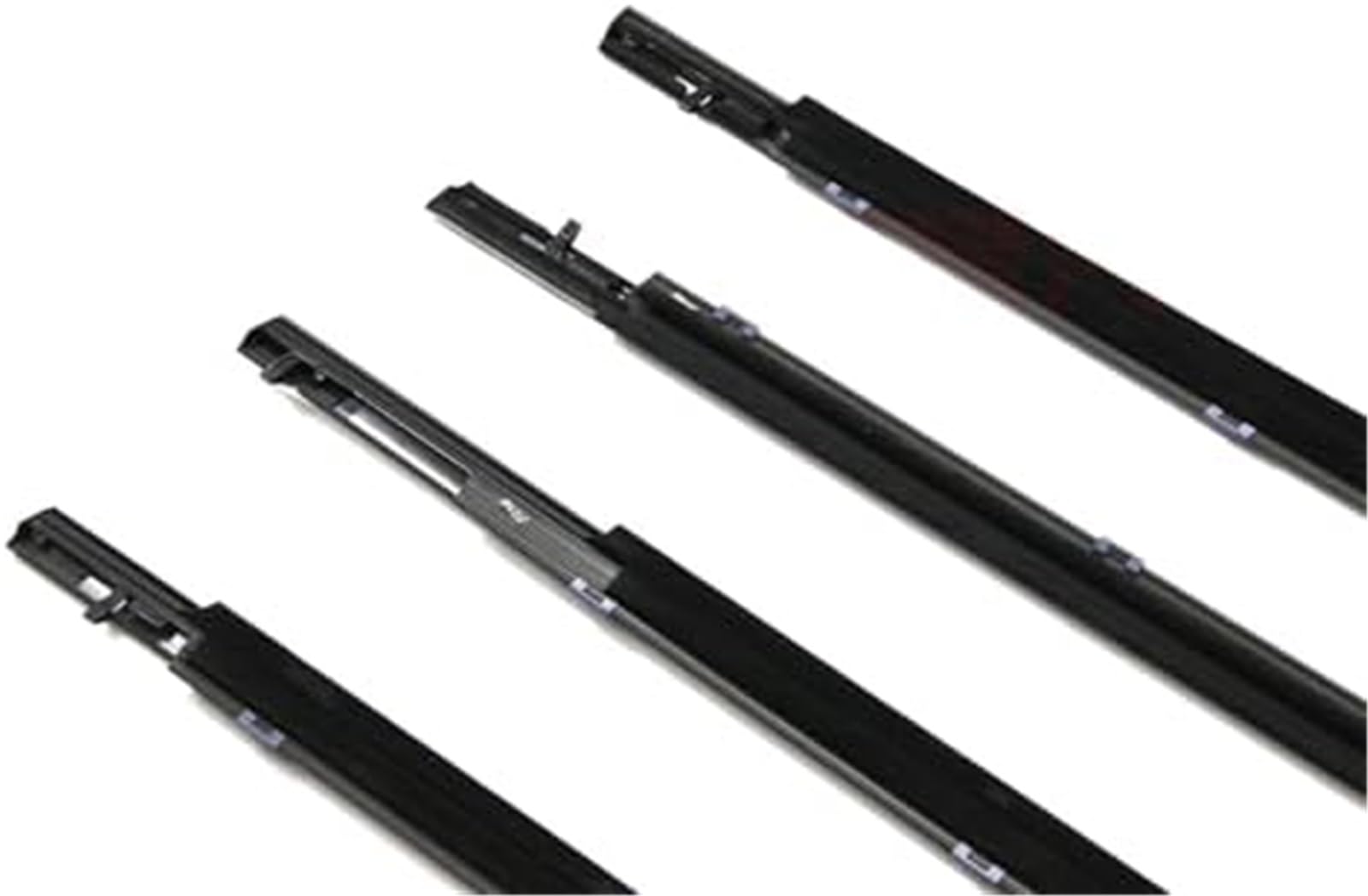 Car Interior Rubber Seal 4 szt. Uszczelka okna drzwi samochodu, dla TOYOTA Highlander 2015-2021 zestaw pasków uszczelniających