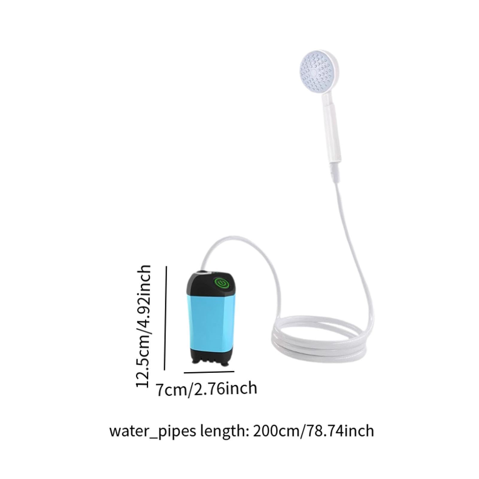 Gralara Ducha portátil con Cabezal, Ideal para Actividades al Aire Libre, Viajes y Cuidado de Plantas, Normal