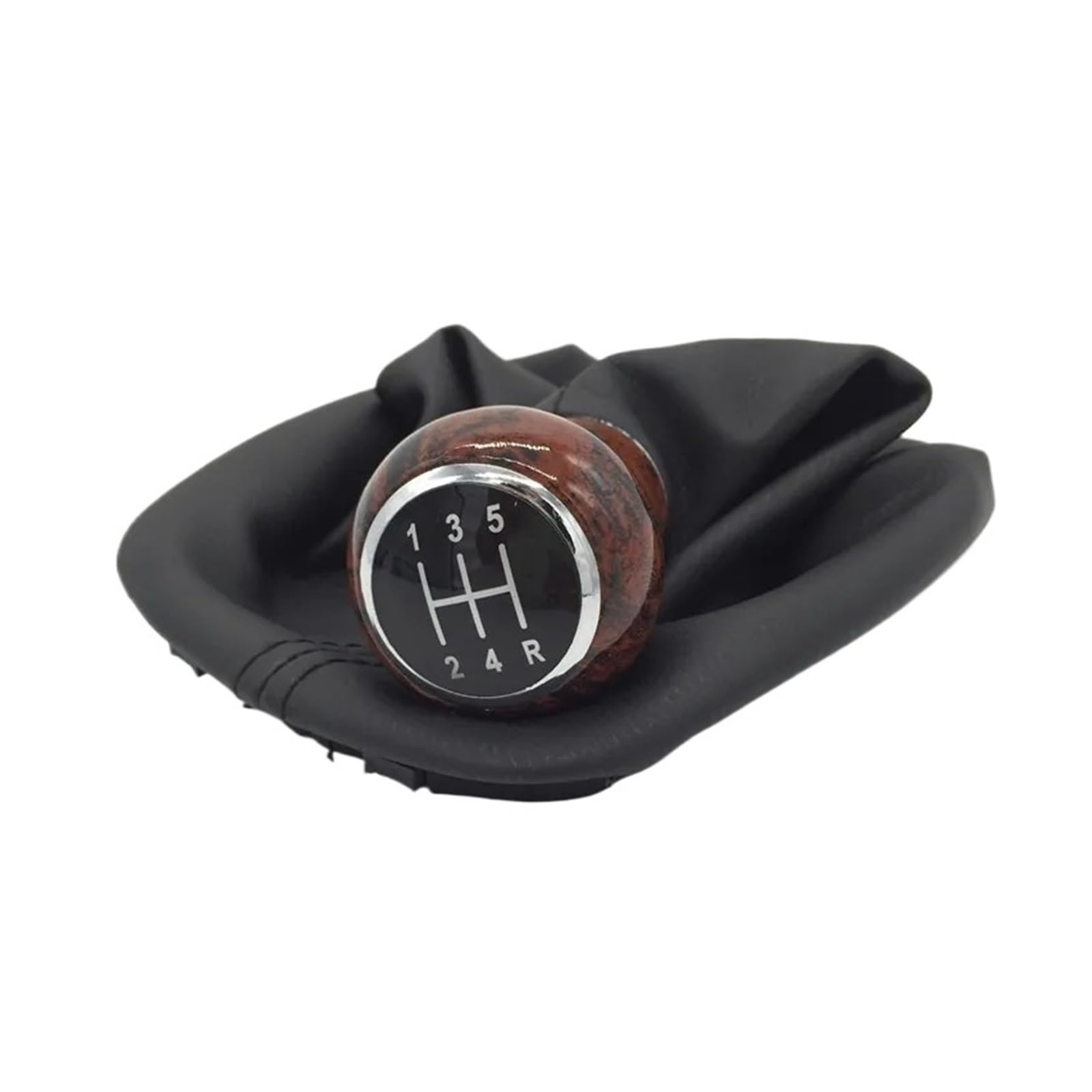 Qmtvfsrh Model B 5 Speed Car Gear Shift Knob Manual Gear Shift Knob Pu Gaiter Boot Cover Collar For Vw For Passat B5 B5.5 3B 1996-2005(Model B 5 Speed)