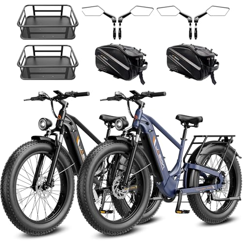 Image of Jasion Thunder PRO /ST Electric Bike,2000W Peak Ebikes for Adults,26''Fat Tire Best Ebike for Men,90 Miles with 1040Wh Battery,35 MPH Max Speed Bicycles,500 lbs Capacity,Certified By UL2849