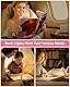 DEWENWILS Leselampe Buch Klemme, USB Wiederaufladbare Klemmleuchte für Lesen im Bett, 2 Helligkeitsstufen Leselicht, Warmweißes Buchlampe, Geschenk für Kinder und Bücherwürmer Rosa