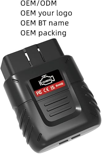 Genérico ABASTO Herramienta de escáner OBD2 Bluetooth 40 herramienta de escaneo automotriz lector de códigos de automóvil para Android iOS Windows