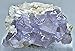 Beautiful Natural Fluorite Crystal Specimen with Dog Tooth Calcite 84 Gram