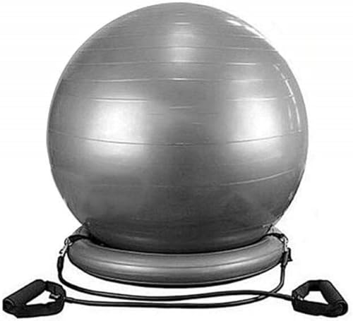 Miniatura 5 de Syhonic Anillo de base de bola de yoga, base fija, antiestallido, estabilidad, soporte de pelota para yoga, pilates, gimnasio, oficina y ejercicio