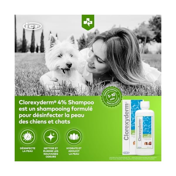 Shampoos für Haustiere Clorexyderm Sh 4% 250 Ml – Bild 6
