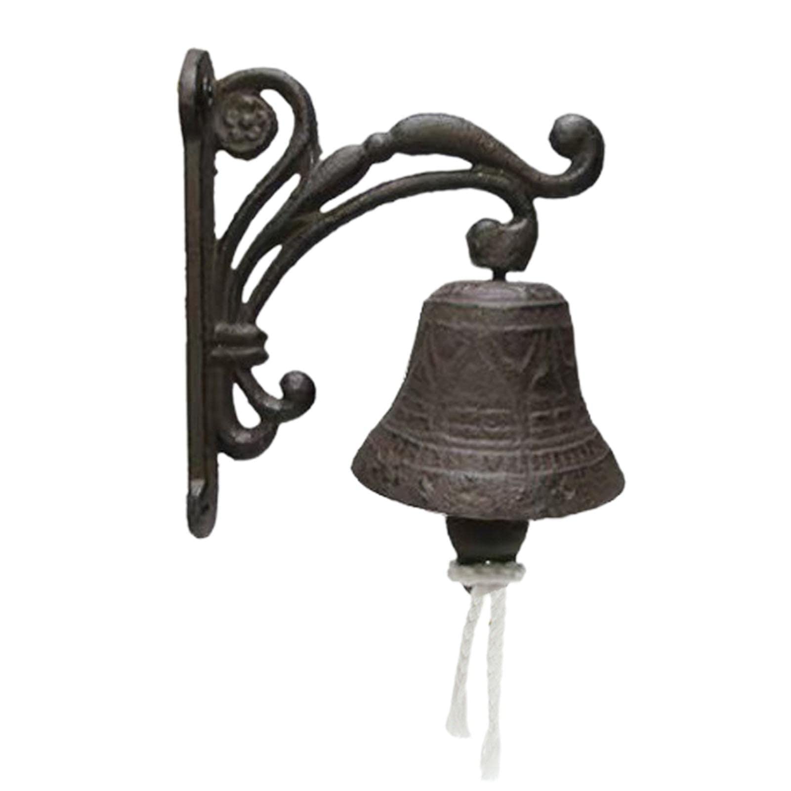 ANCIENNE CLOCHE EN Laiton Sonnette Grande Avec Support Mural Suspendu EUR 26,88 - FR