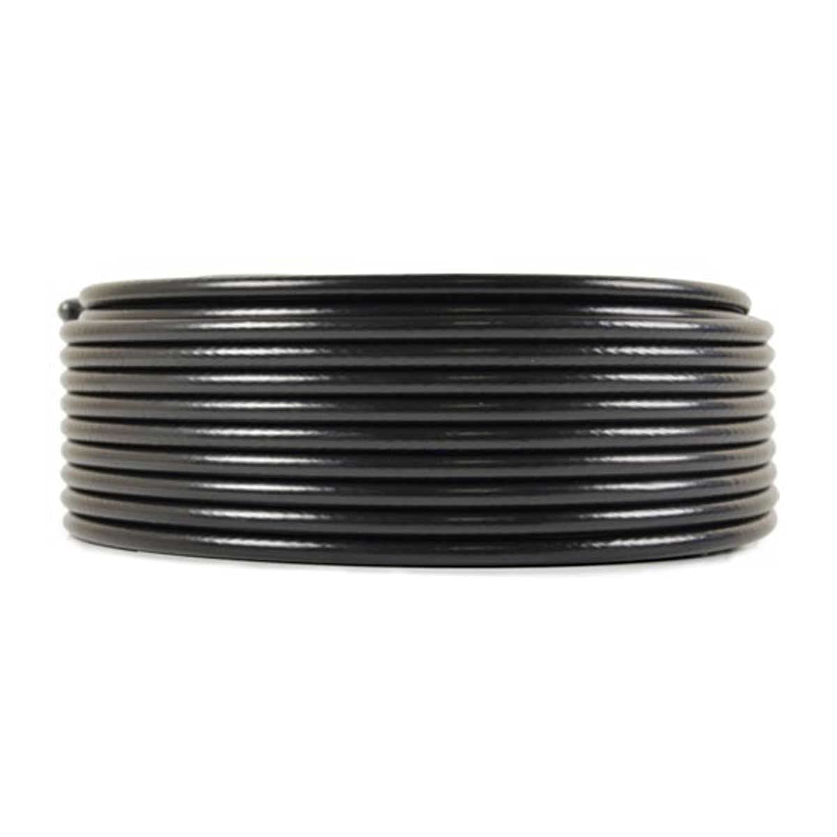 Premium X 50m PROFI Koaxialkabel Schwarz 135dB 4-fach CU KUPFER Satelliten Koax-Kabel SAT Antennenkabel 10x F-Stecker