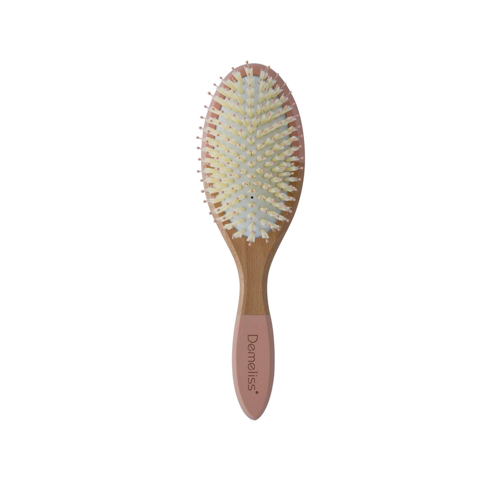 Demeliss Beauty – Flache Bürste zum Entwirren aus Holz