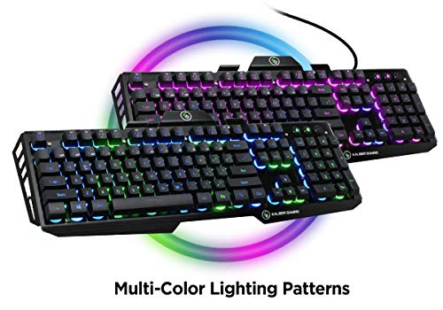 Image of IOGEAR Kaliber HVER RGB Aluminum Gaming Keyboard, GKB704RGB