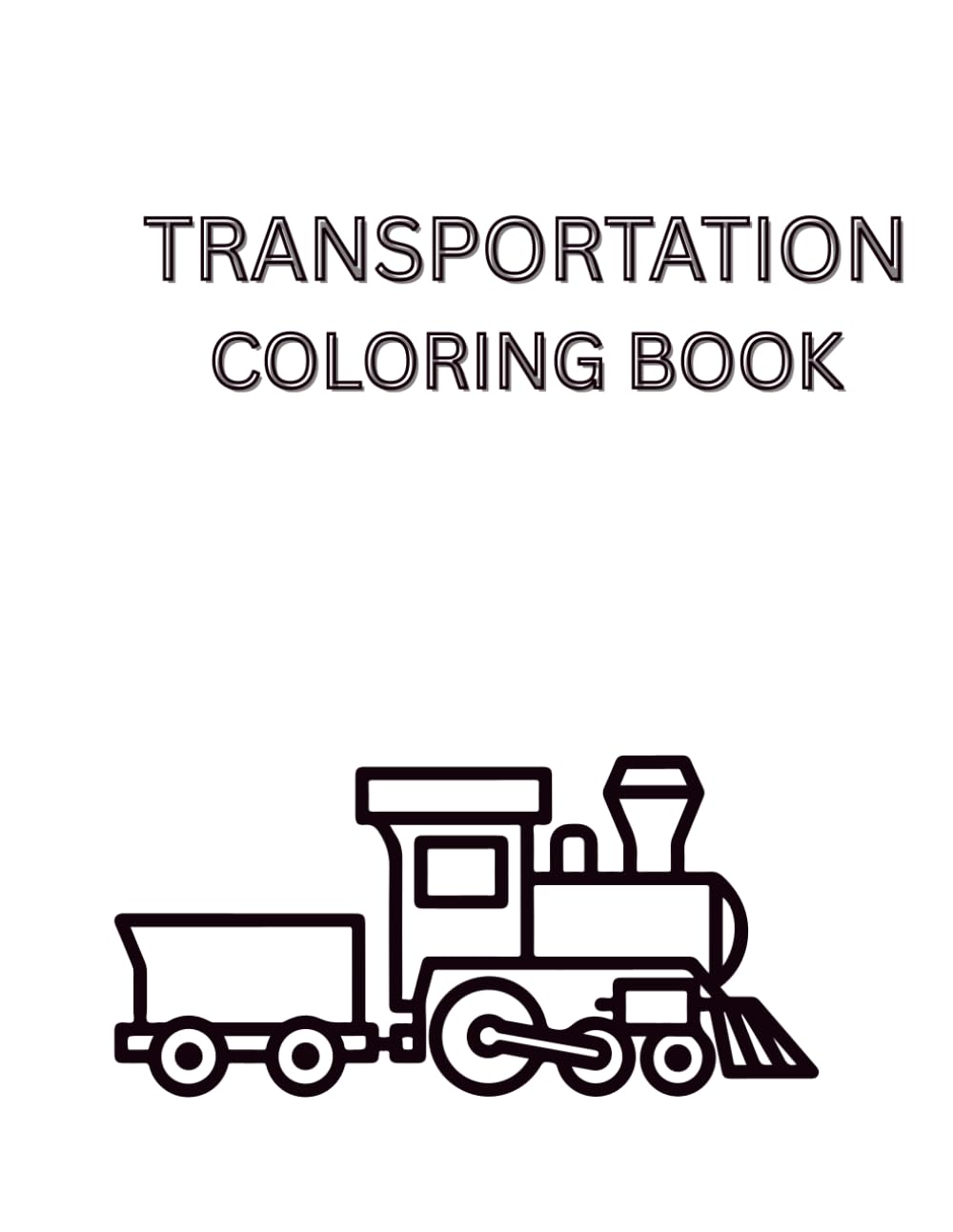 TRANSPORTATION COLORING BOOK
