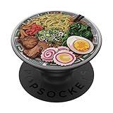 Ramen Lover Japanese Food Noodle Soup Anime Lover PopSockets Adhesive PopGrip
