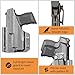 PROUS IWB Kydex Light Holster Fit Sig Sauer P365/P365X/P365 SAS/ P365XL w/TLR-6/TLR-6 HL/TLR-6 HL G, Inside Waistband Conceal Carry, Optic Cut, Adj. Cant & Retention, Right Hand