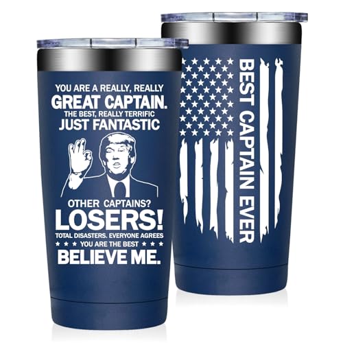 Fufandi Boat Accessories for Men Fathers Day Boat Gift for Dad Husband Grandpa Uncle - Stainless Steel 20oz Tumbler
