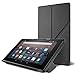 DTTO for All-New Amazon Fire HD 8 Tablet Case, Slim-Fit Color-Matched Transformable Multi-Angle stand for Amazon Fire HD 8 Case (7th Generation, 2017 Released only) with Auto Sleep/Wake, Black
