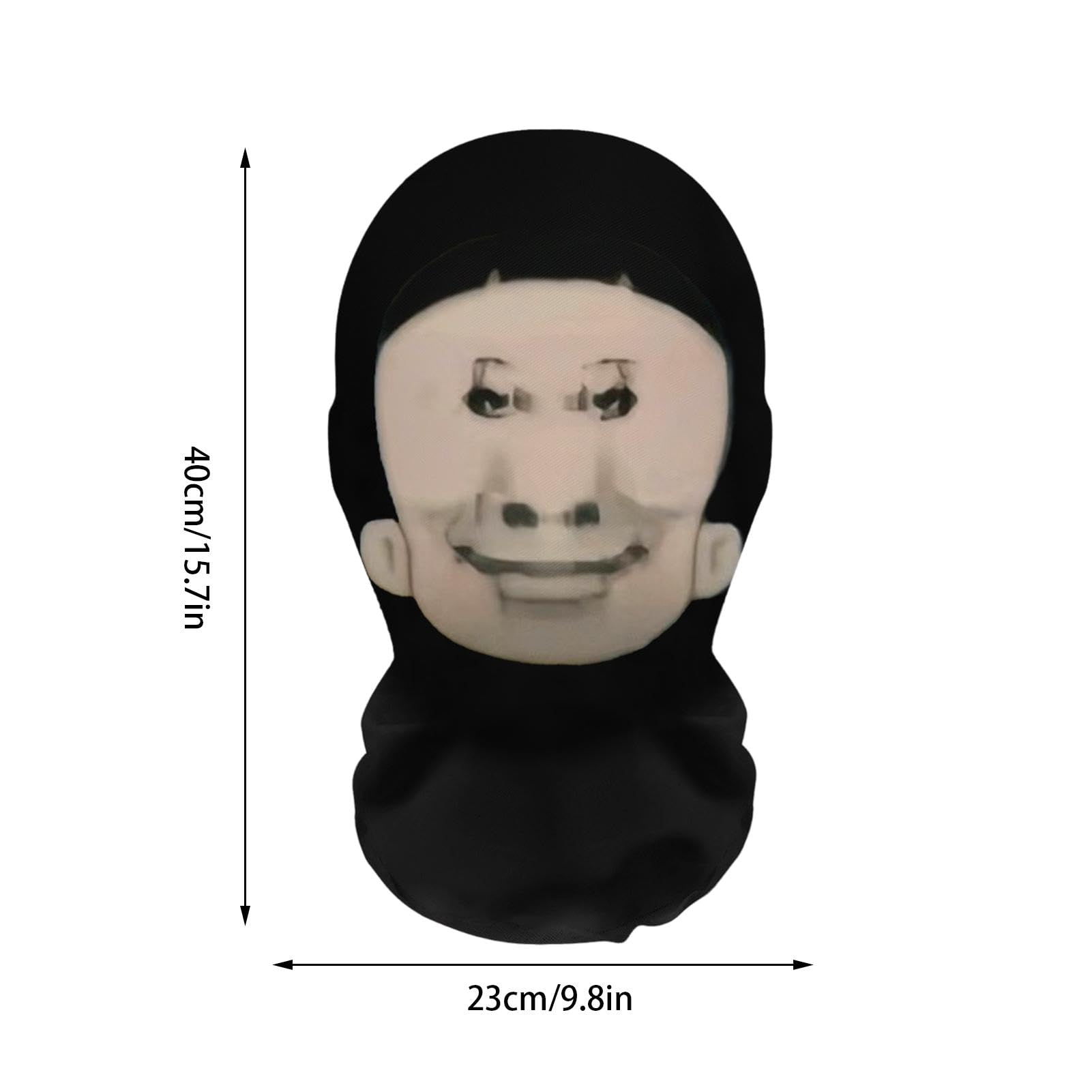 Cool Headgear Face Cover | Copertura integrale per costume – Copertura integrale per costume copricapo, copertura realistica, accessorio per cosplay, copricapo divertente realistico per adulti