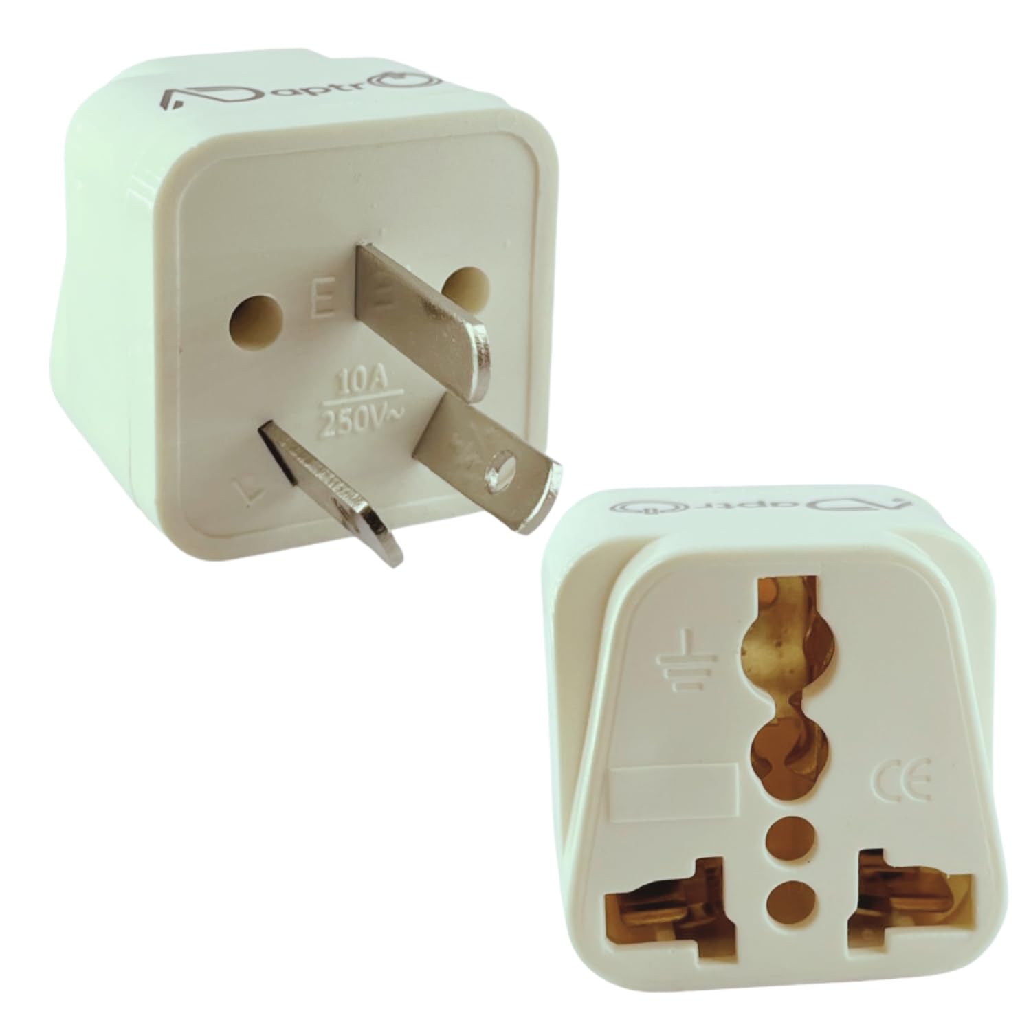 Adaptro India to Australia, New Zealand Travel Adapter for Argentina, Fiji and China & More Type I Universal Plug Convertor (Pack of 2) White (B0D66RG9ZP) Amazon Price History, Amazon Price Tracker