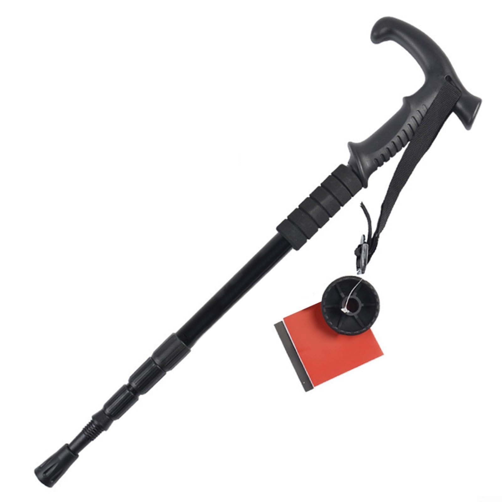 Pieghevole Trekking Bastoni Regolabile 53-110cm In Lega di Alluminio Ammortizzante Antiscivolo Escursioni Per Campeggio Viaggi All'aperto
