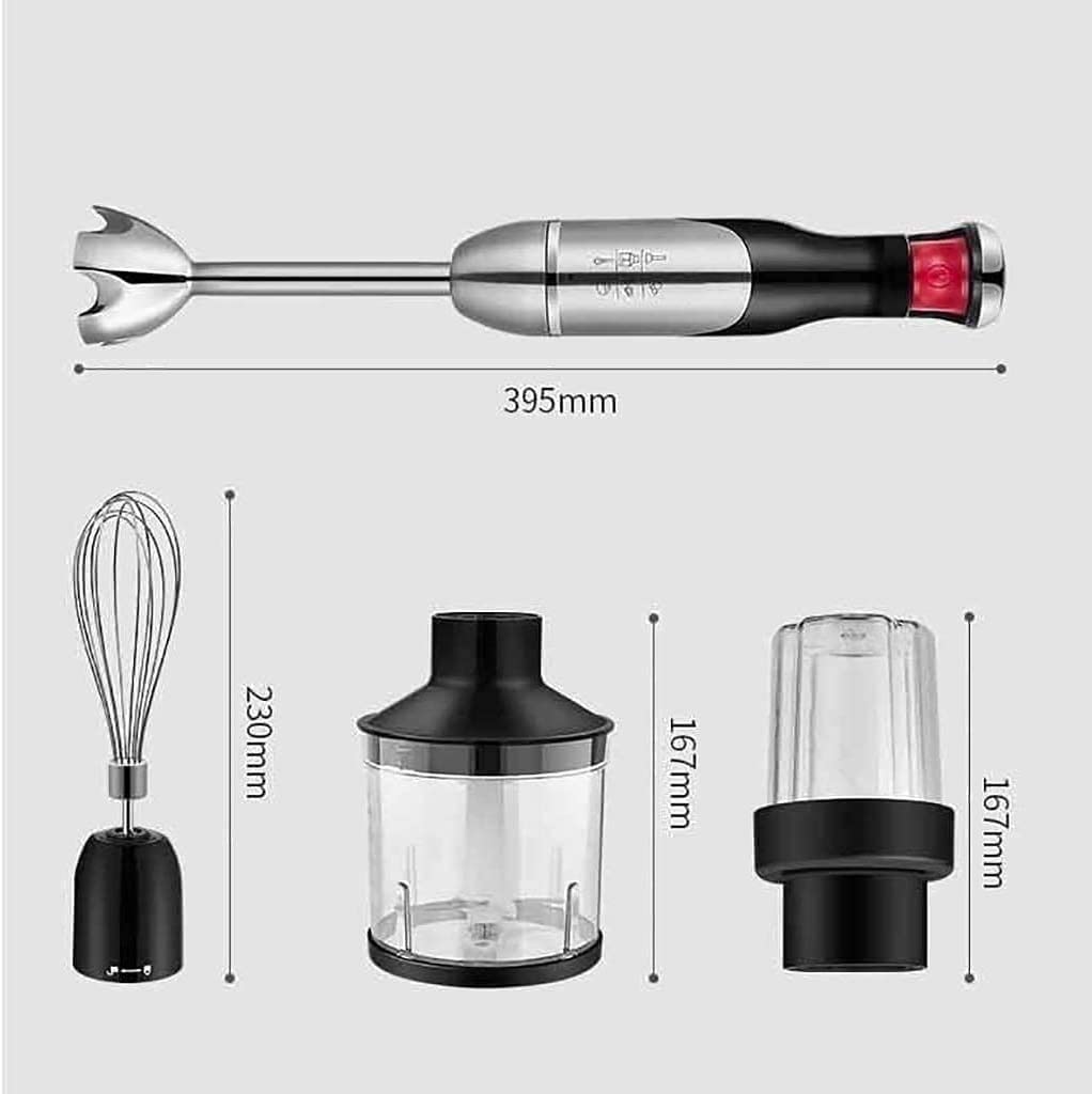 Elektryczny blender ręczny, blender ręczny zanurzeniowy, mikser ręczny, ostrza ze stali nierdzewnej, blender ręczny do zup/smoothie/puree/jedzenia dla dzieci