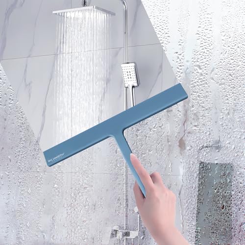 image for Large Shower Squeegee for Glass Doors, Richmirth 11 Inch Squiggy for S