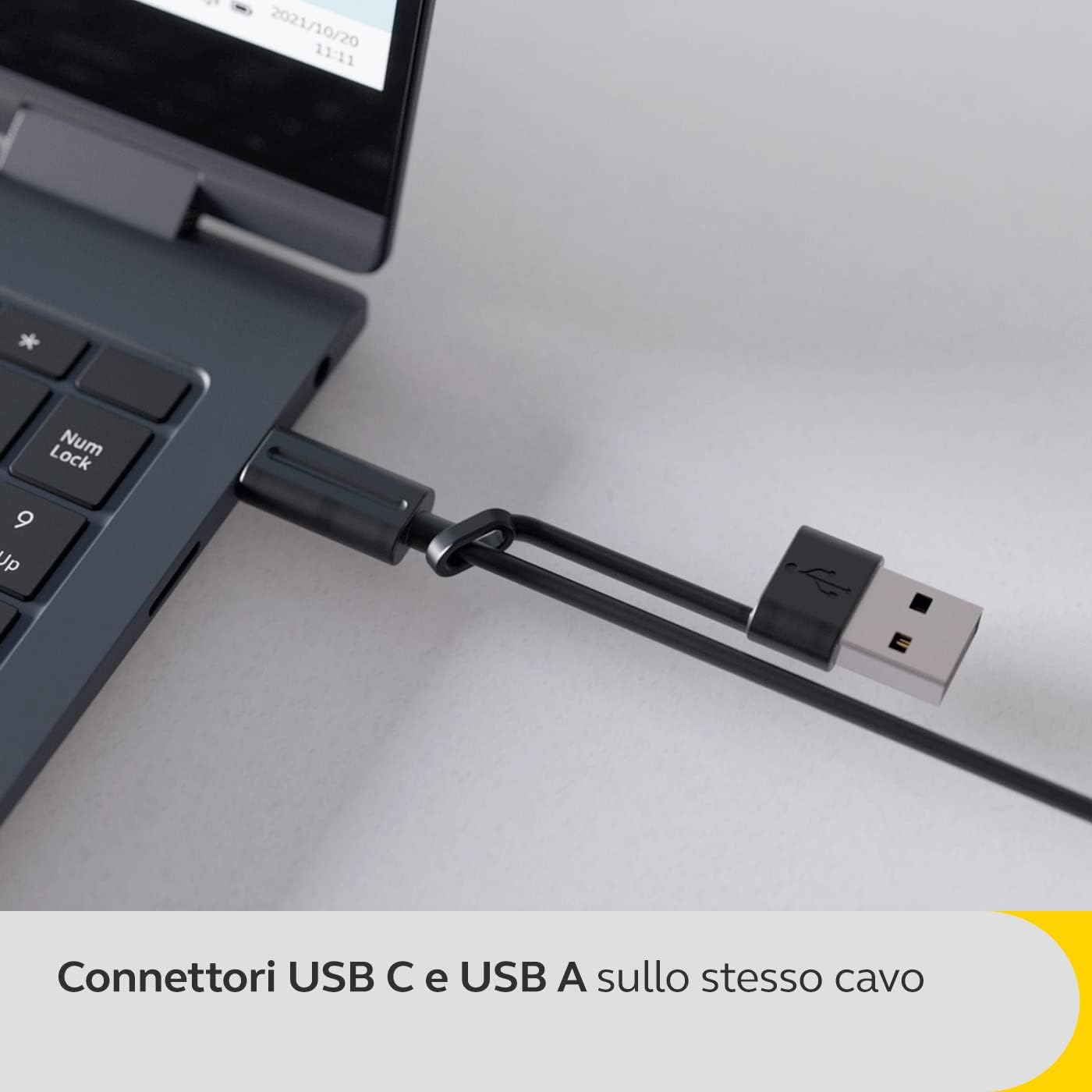 Jabra Speak 2 55 Viva Voce Bluetooth Wireless, 4 microfoni, cancellazione del rumore, altoparlante full range da 50 mm, audio a banda larga, compatto e portatile Certificato MS Teams Grigio scuro