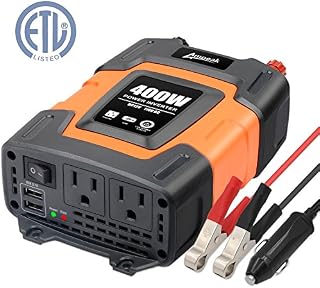 Ampeak 400W Power Inverter DC 12V to 110V AC Car Inverter with 3.1A