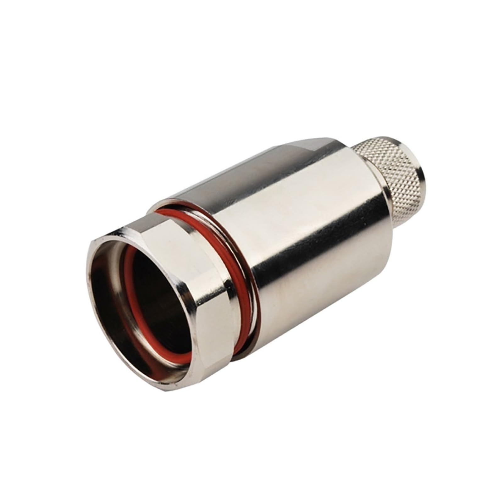 Connettore coassiale RF N maschio T-wist compatibile con cavo in rame corrugato da 7/8".