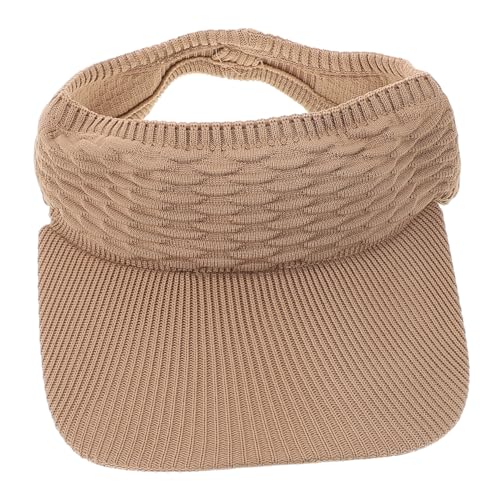 minkissy Gorra Deportiva Al Aire Mujer Sombreros De Cubo Playa Tapa Señoras Sombrero para El Sol Sombrero De Béisbol Al Aire Malla Verano Poliéster Khaki