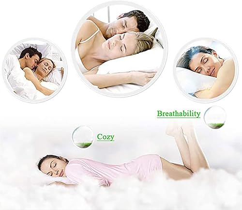 Miniatura 3 de Cubrecolchón de látex natural  Firmeza media, 100% natural de látex premium Queen (certificado de seguridad), alivio de presión para dolor de